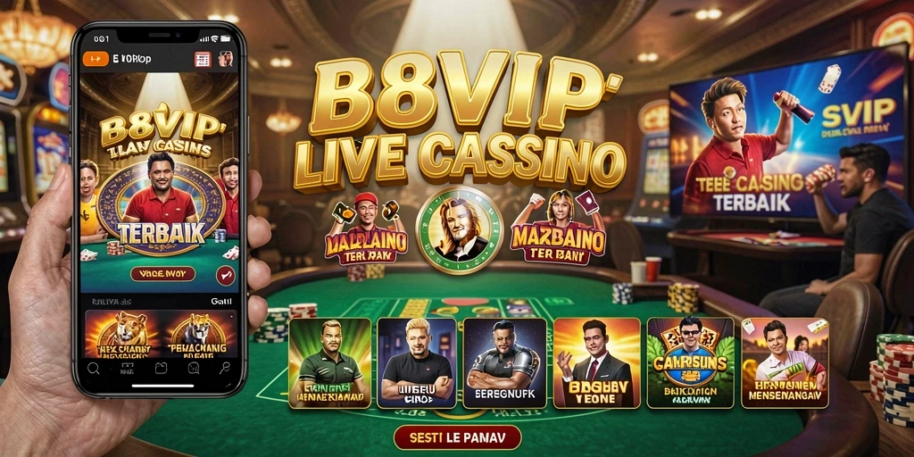 Tampilan gameplay yang menyenangkan dan interaktif di B8VIP.