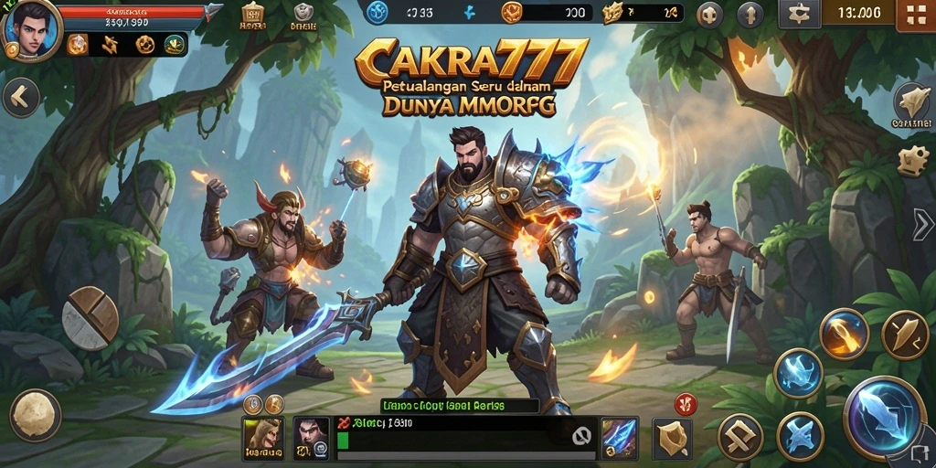 Gameplay seru di dunia fantasi CAKRA777 yang penuh aksi.
