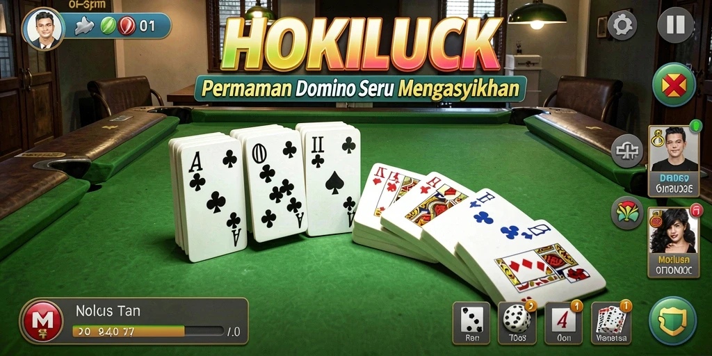 Tampilan gameplay yang seru dan menegangkan di HOKILUCK.