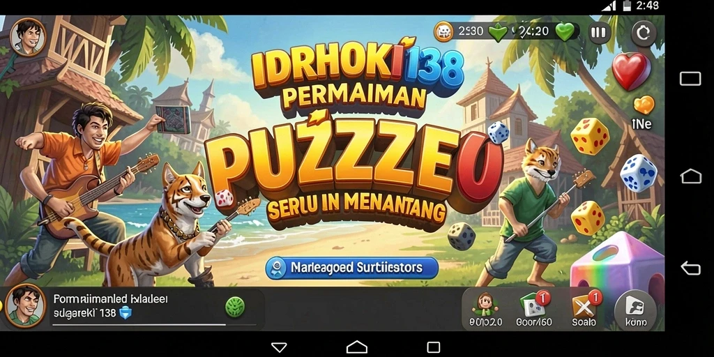 Tampilan gameplay seru dan menantang dari IDRHOKI138.