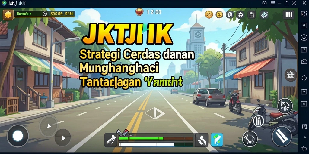 Tangkapan layar gameplay JKTJKT menunjukkan pertarungan strategi yang mendebarkan.