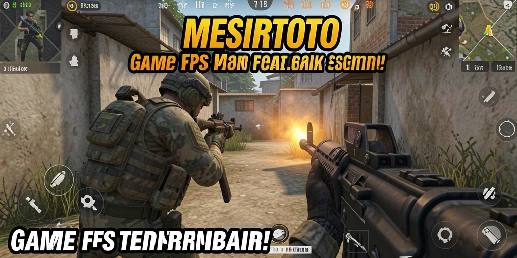 Tampilan gameplay seru yang menampilkan aksi tembak-menembak di MESIRTOTO.