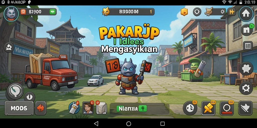 Tampilan gameplay yang menarik dan menyenangkan dari PAKARJP.