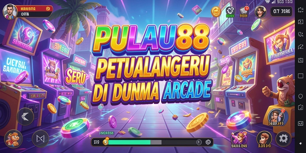 Screenshot utama PULAU88 menunjukkan momen seru gameplay Arcade.