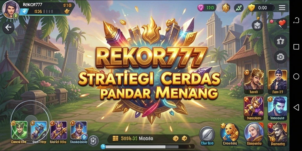 Tampilan gameplay seru dalam REKOR777 yang penuh strategi.