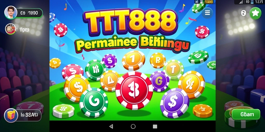 Tampilan gameplay Bingo seru di TTT888.